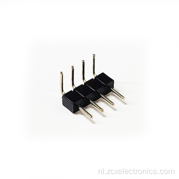 2,54 mm 4p 90 ° gebogen mannelijke pin header connectoren